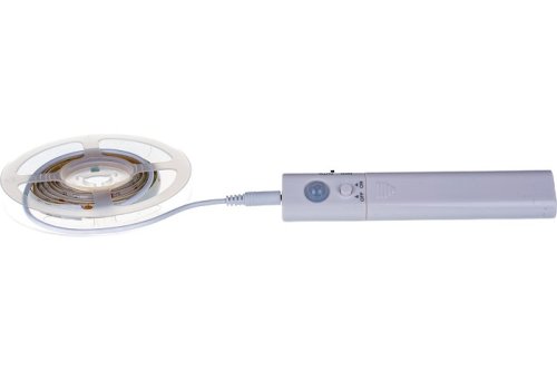 Комплект светодиодной ленты с датчиком движения Apeyron 6В 2,4Вт/м 30LED IP20 3000К 1м 10-88 картинка 